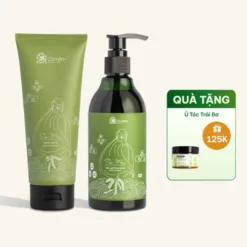 🌿 Toc May Herbal Shampoo & Conditioner Set – Strengthen Hair from the Roots, Reduce Breakage Naturally